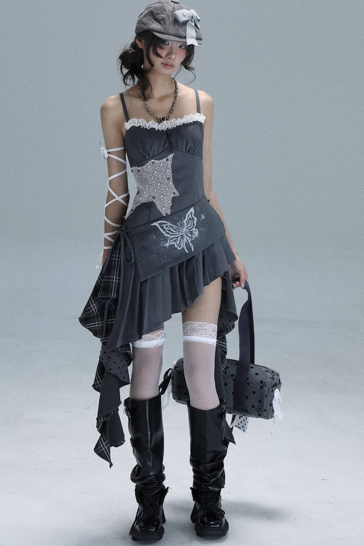 Faded Wings Mini Dress