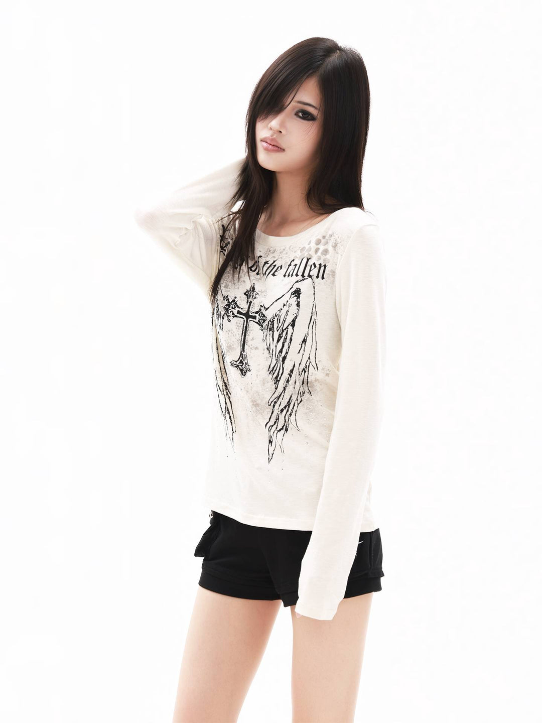Cross Graphic Longsleeve Top