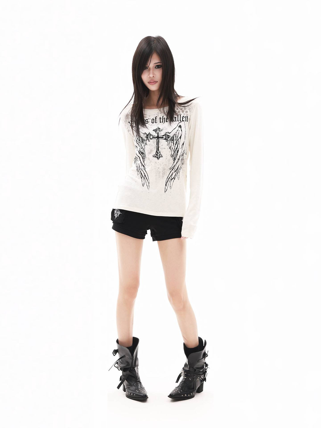 Cross Graphic Longsleeve Top