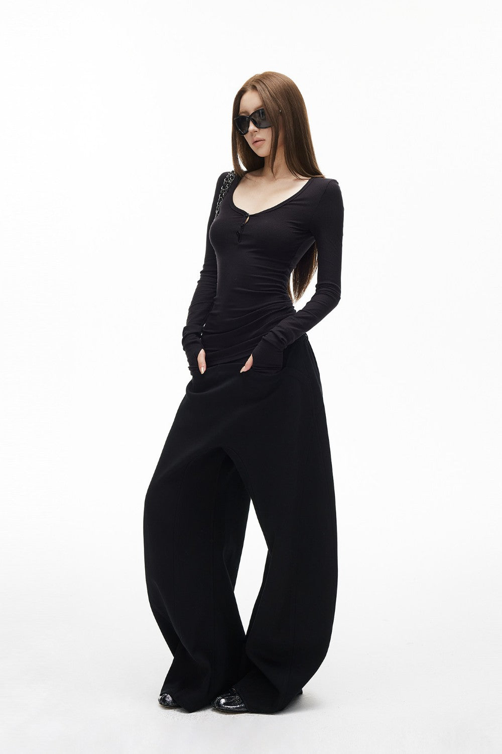 Demi Slim Henley Top