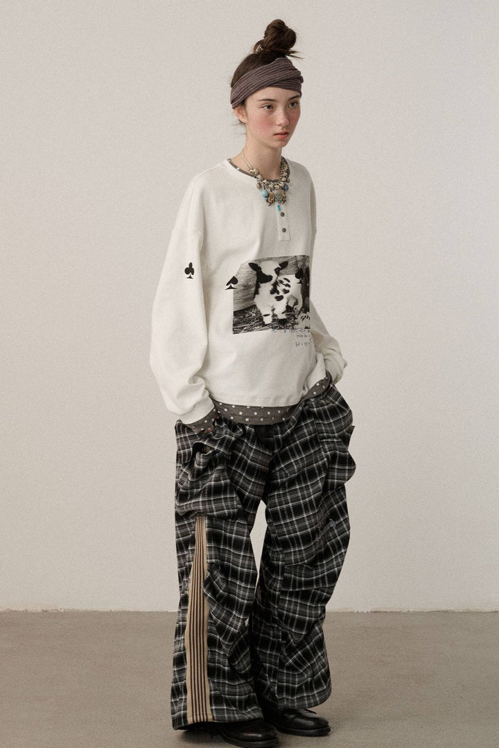 Printed Cotton Long Sleeve