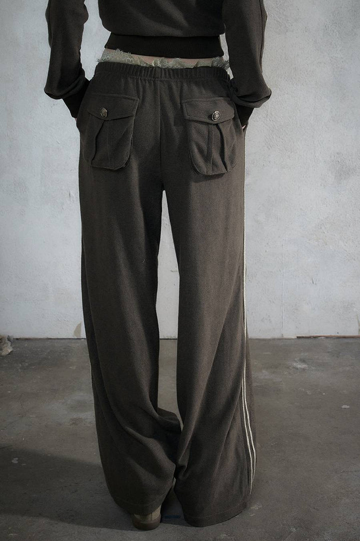 Military Chain Detail Pants