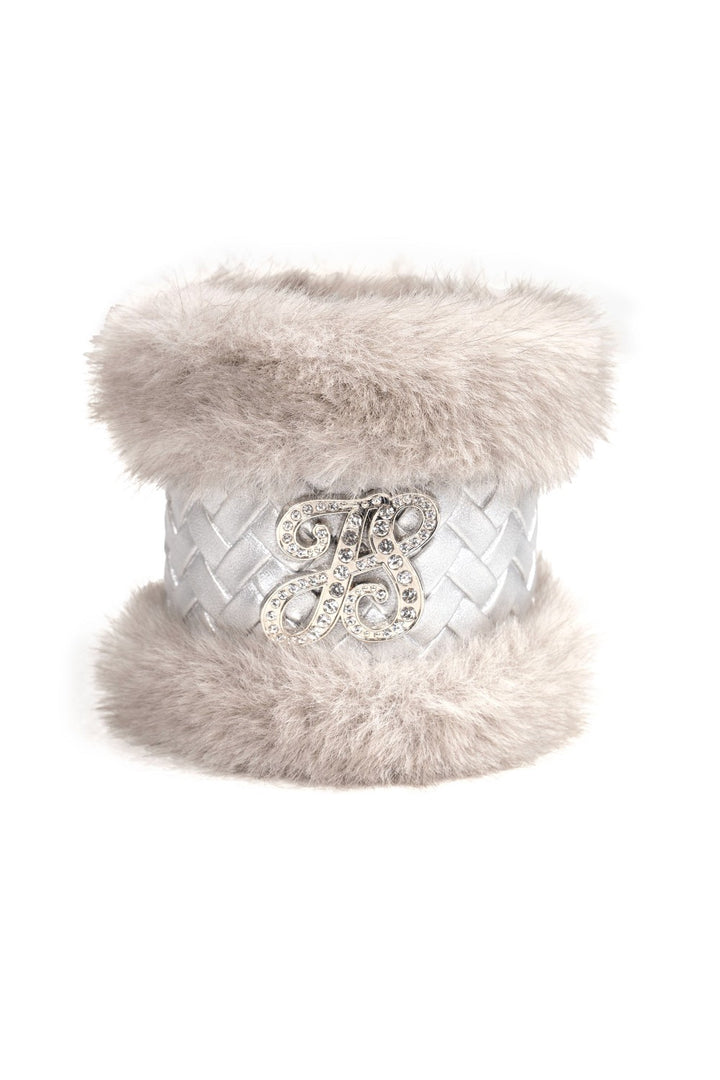 Vivienne Croc-Embossed Fur Cuff