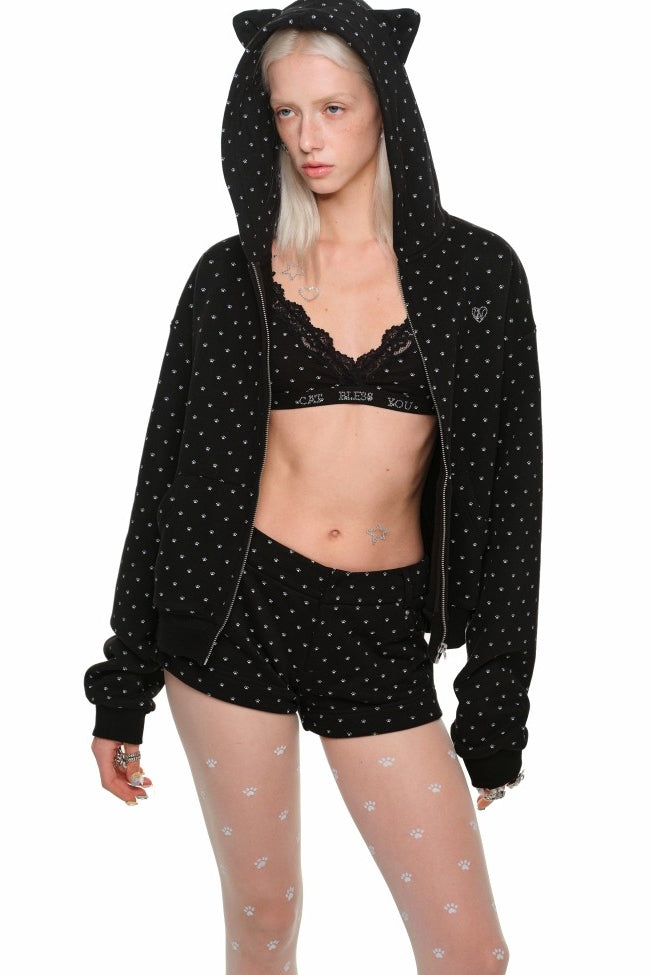 Cat Ear Polka Jacket