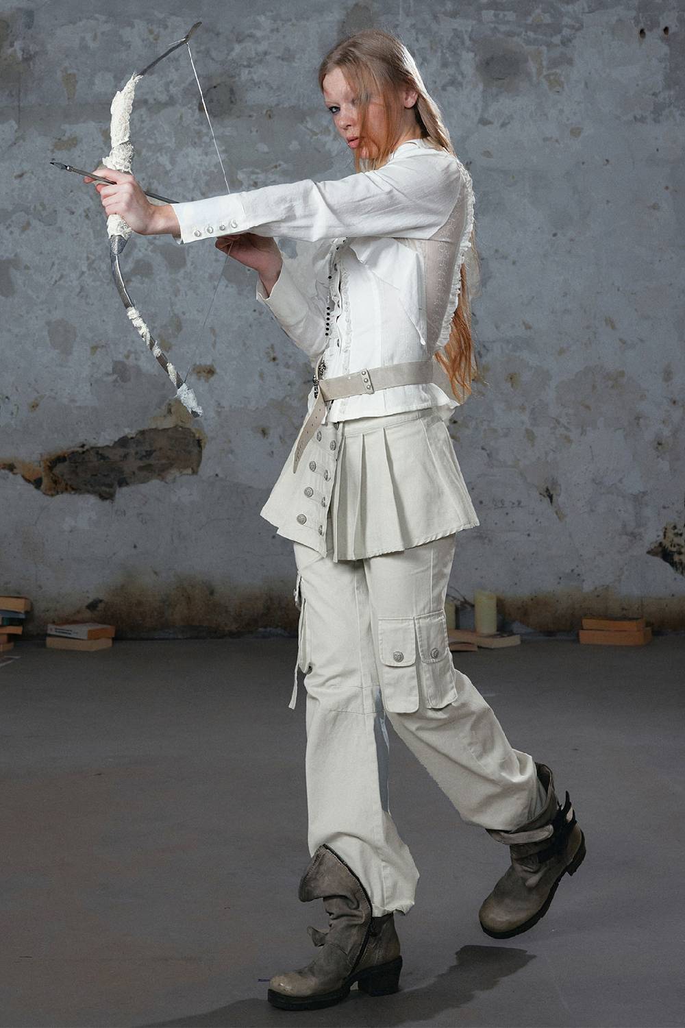 Washed Utility Cargo Pants