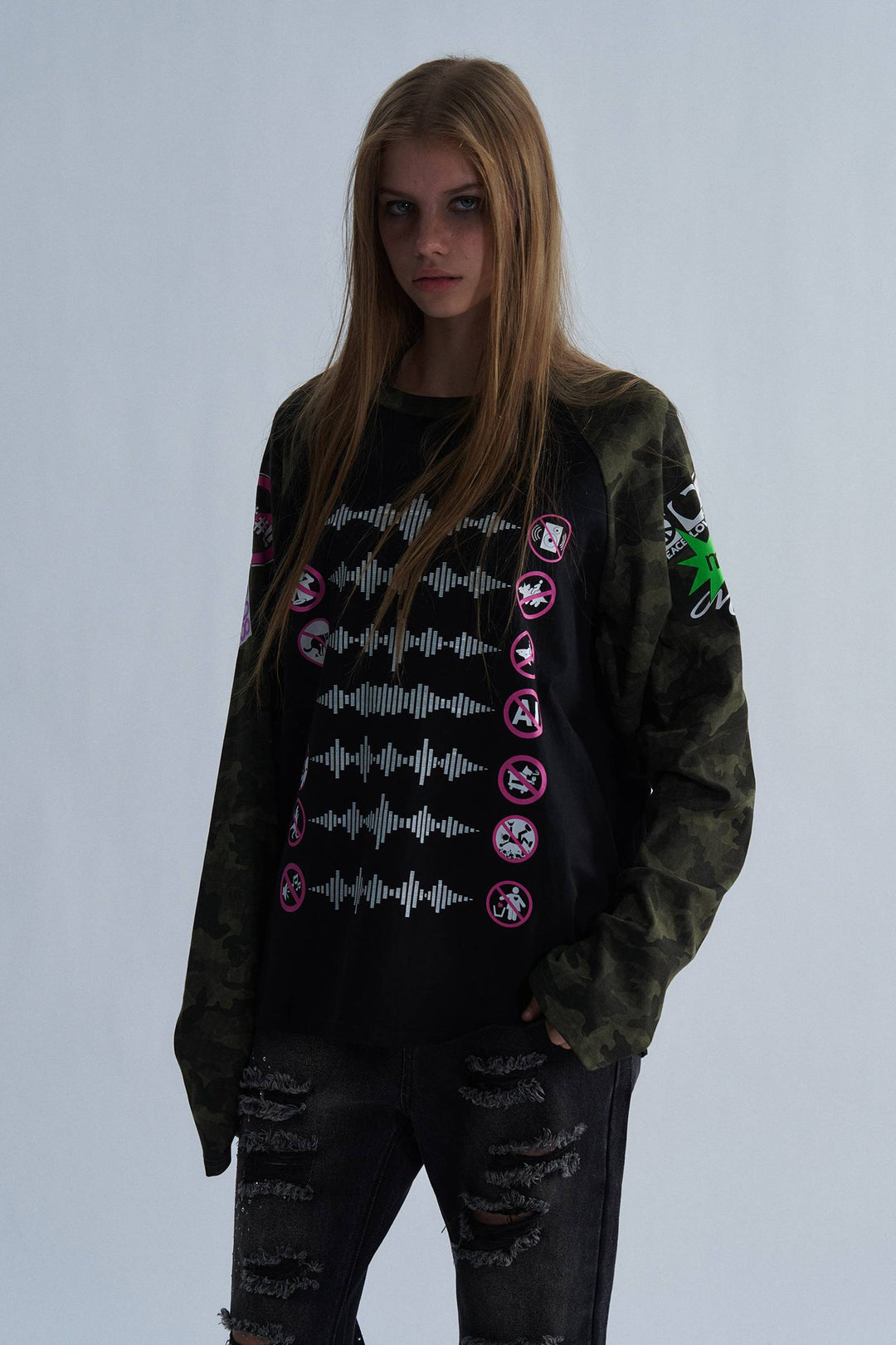 No Signal Camo Longsleeve