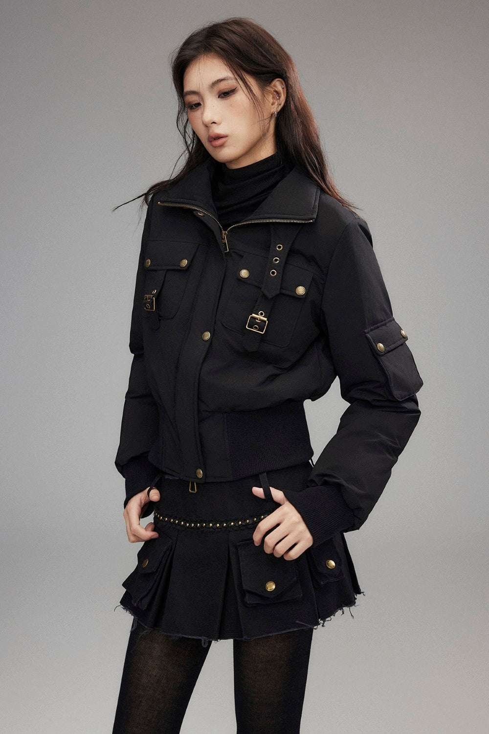 Aria Cinched Puffer Jacket