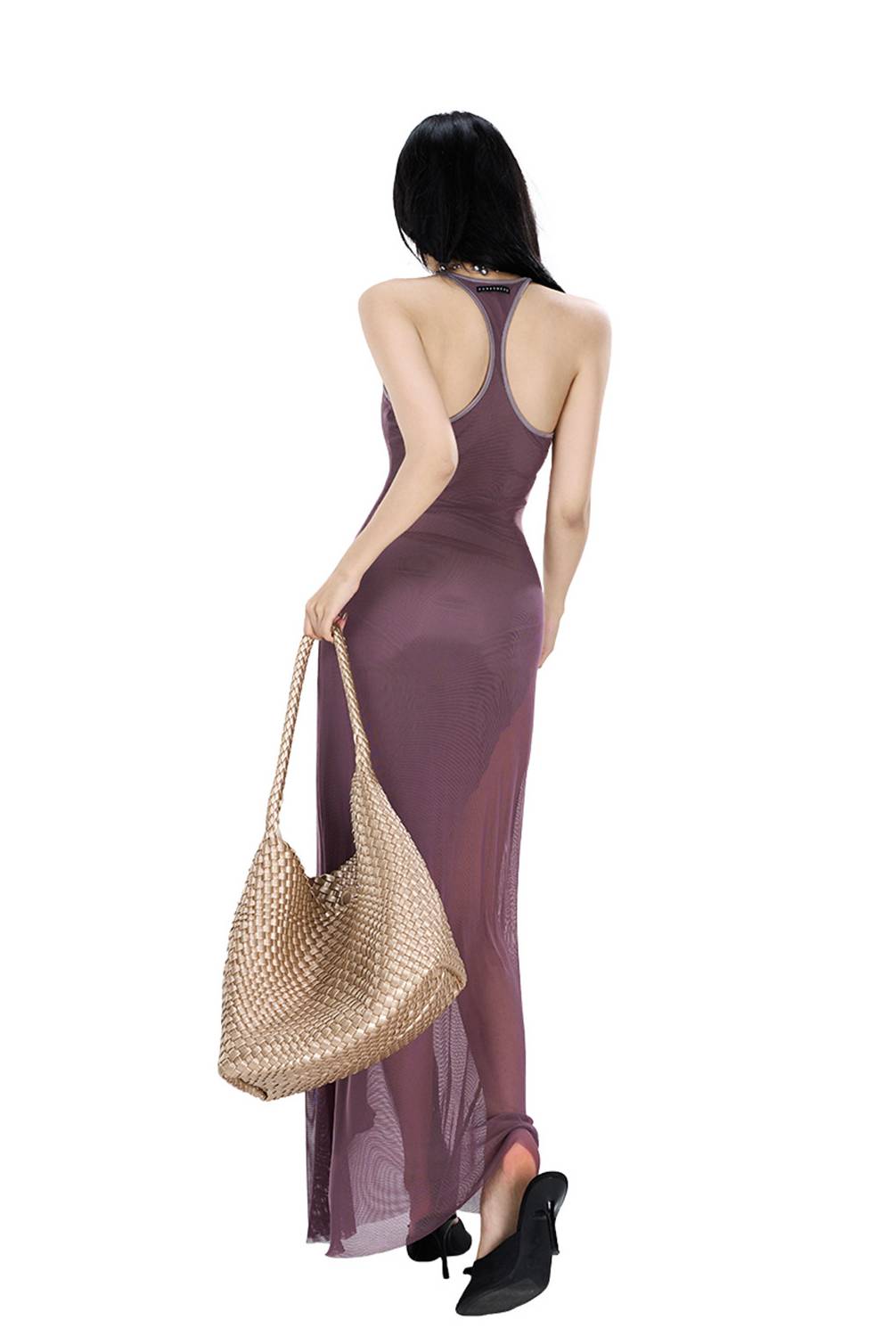 Sheer Slip Maxi Dress