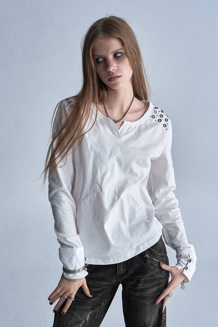 Studded Long Sleeve