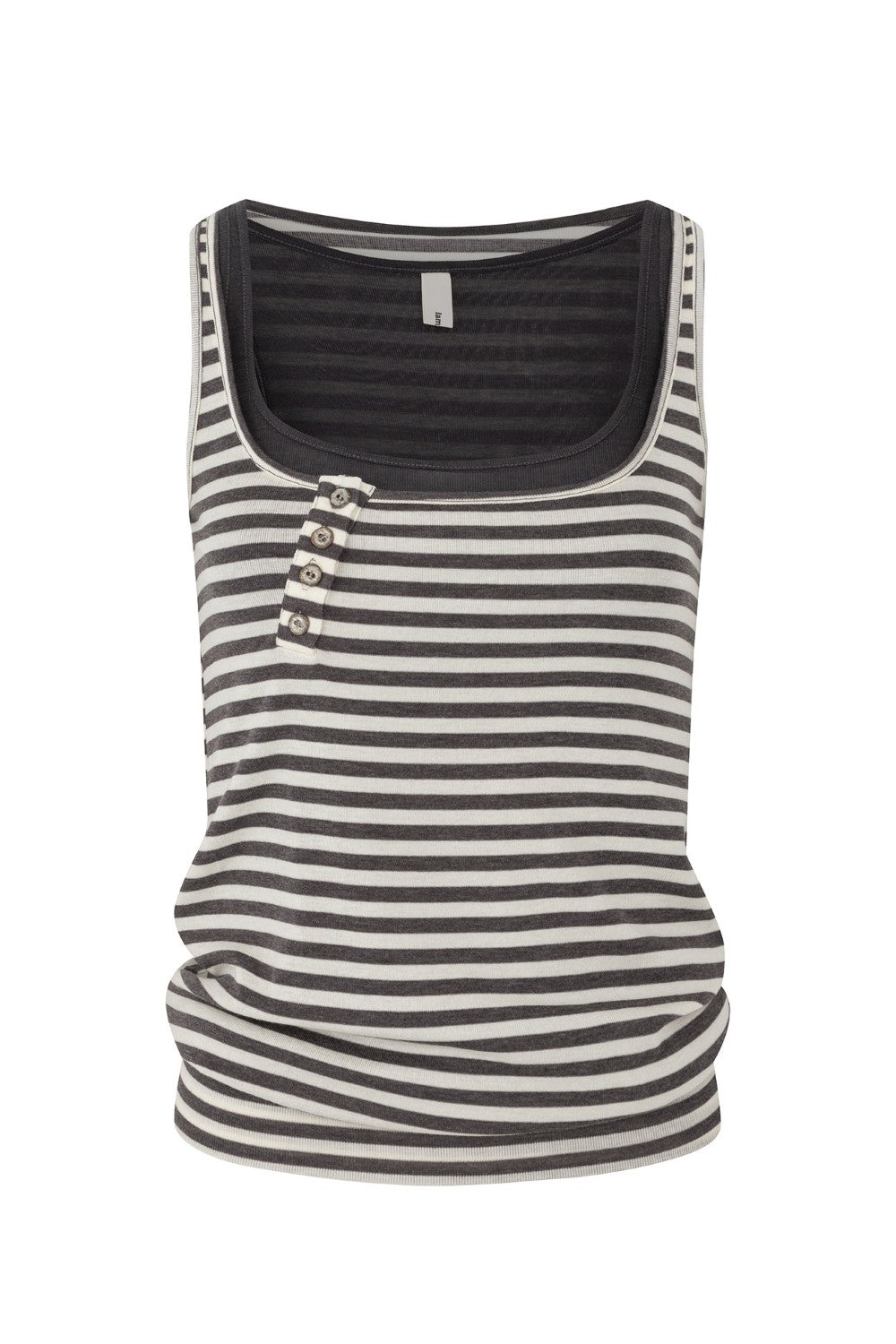 Dakota Striped Henley Top