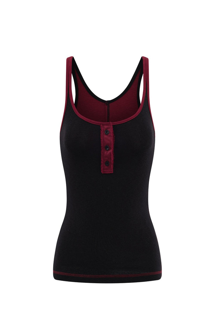 Henley Slim Tank Top