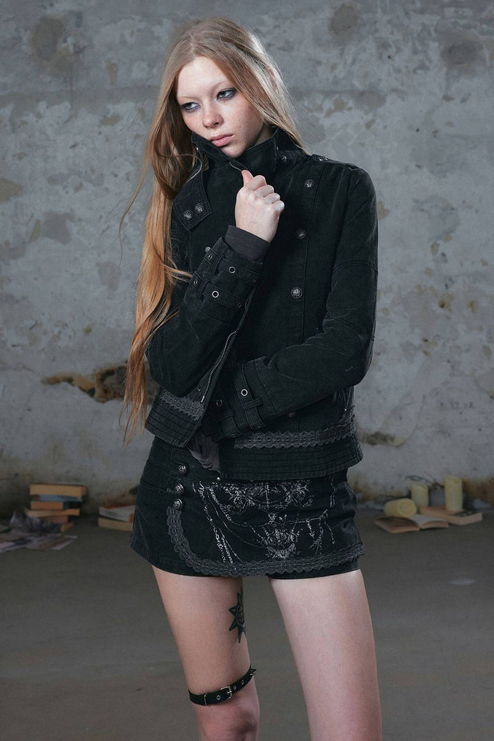 Layered Lace Trim Shorts