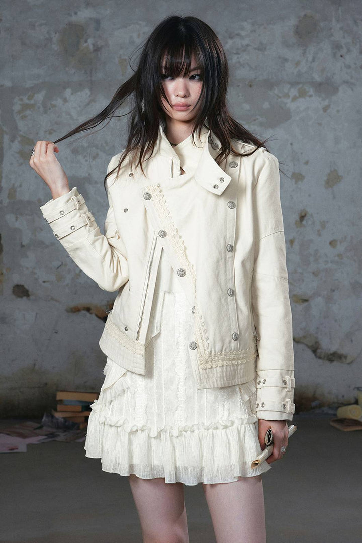 Military Style Panel Jacket