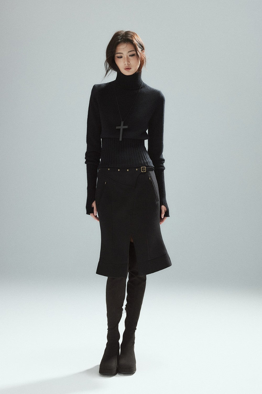Sera Slim Turtleneck Top