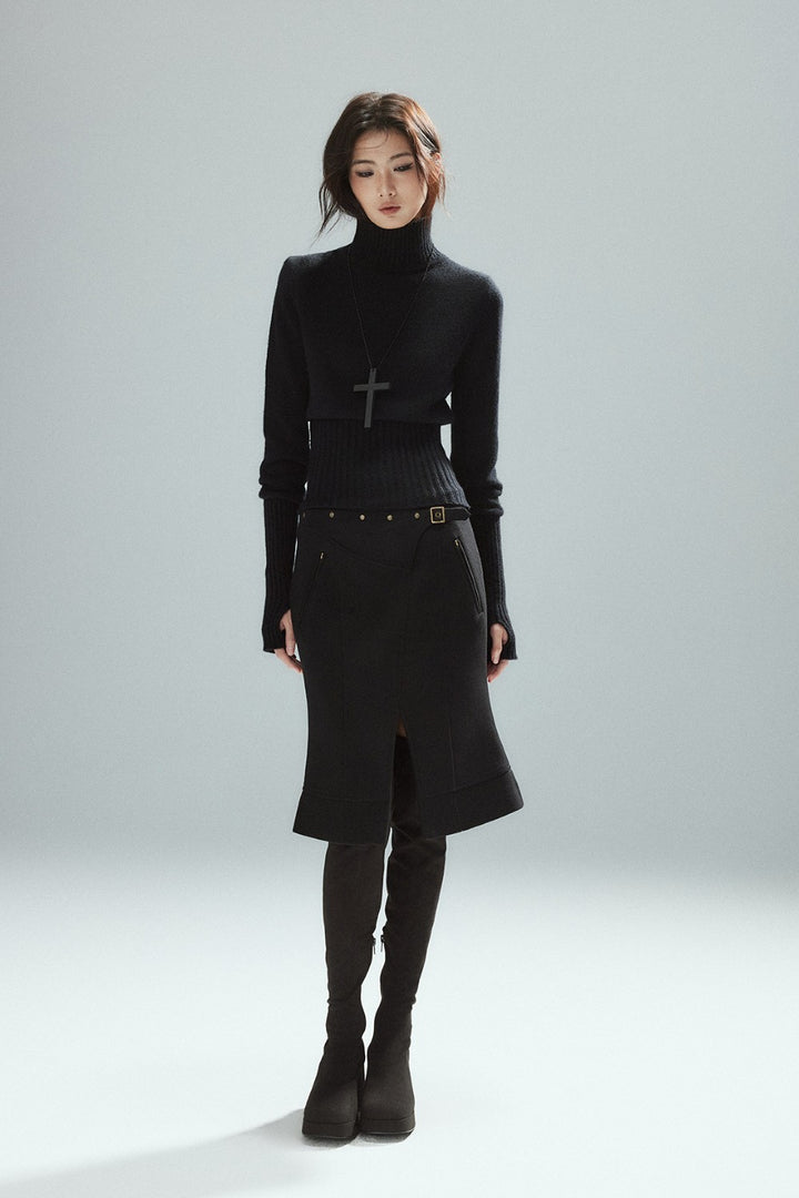 Sera Slim Turtleneck Top