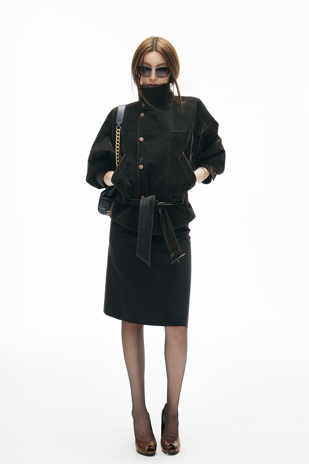 Nina Retro Belted Jacket