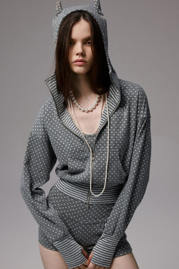 Polka Devil Horn Jacket