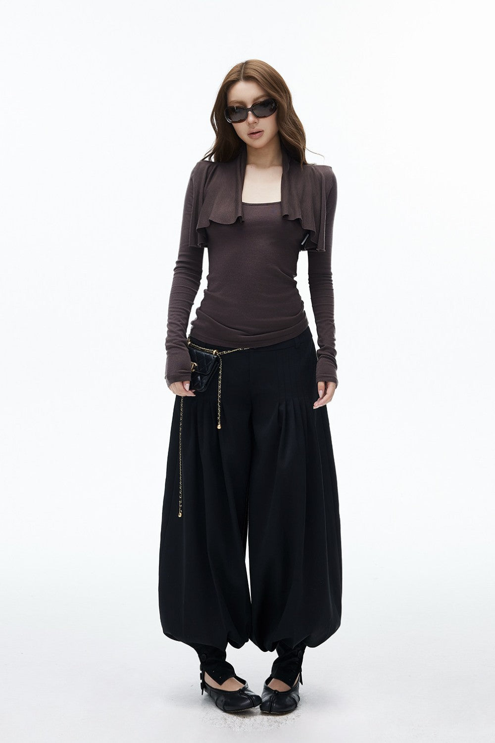 Arlo Pleated Lantern Pants