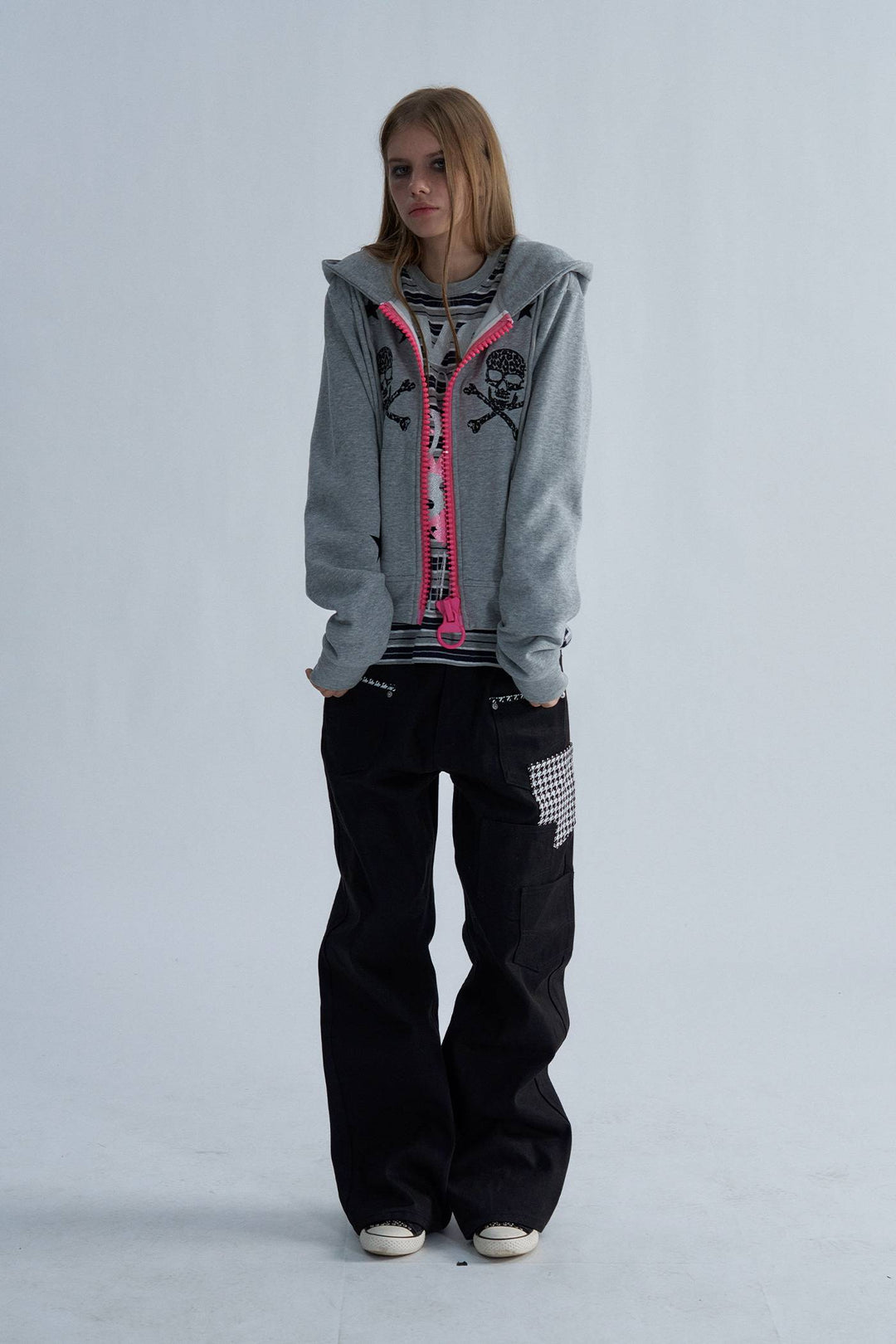 Deadstar Skull Zip Hoodie