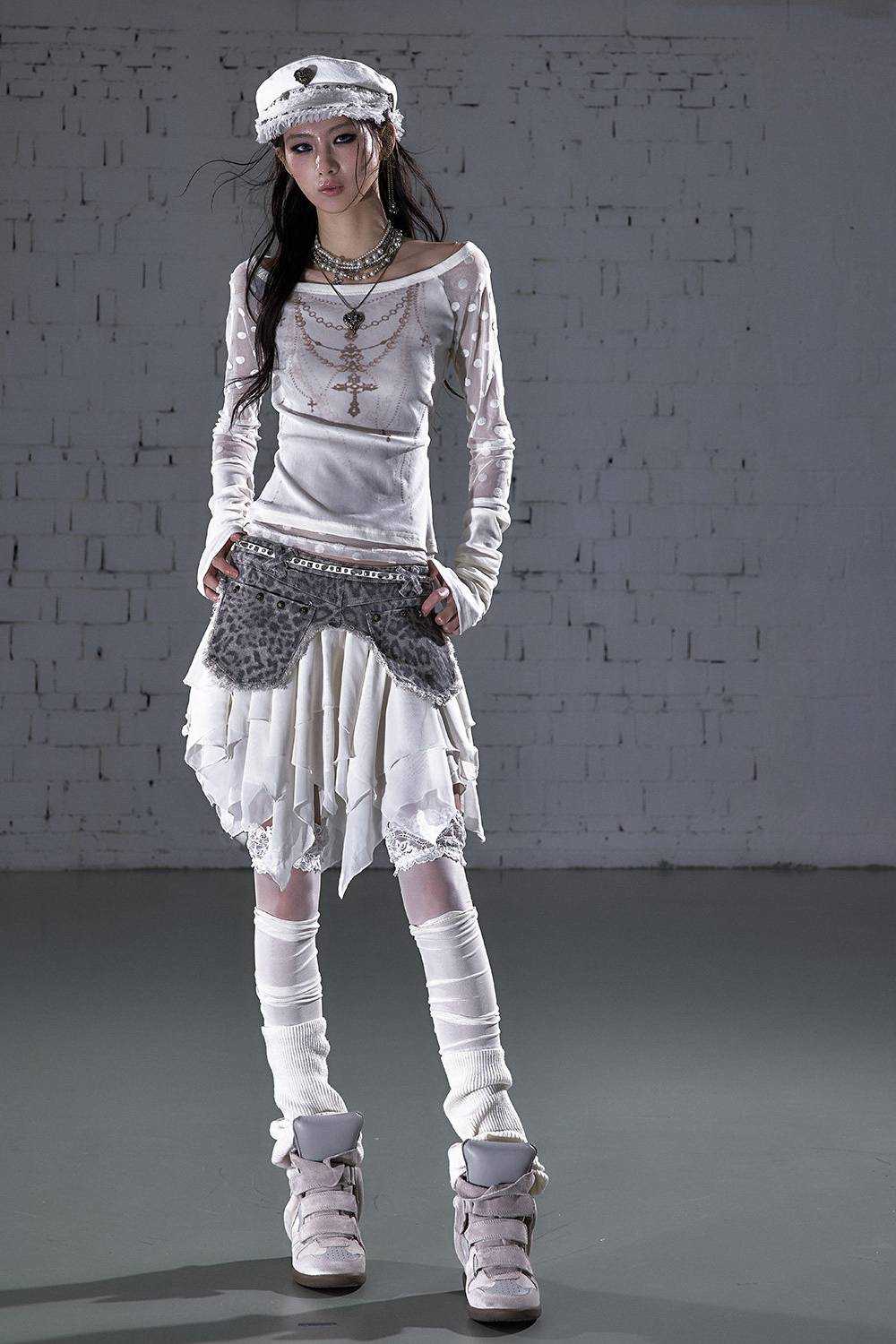 Layered Relic Mini Skirt