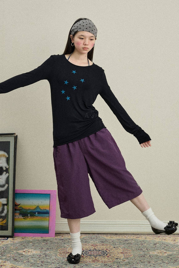 Star Line Long Sleeve Top