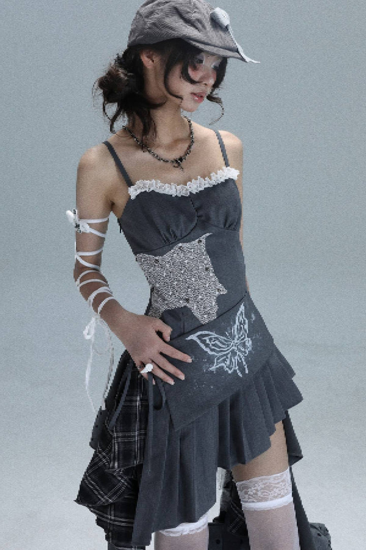 Faded Wings Mini Dress