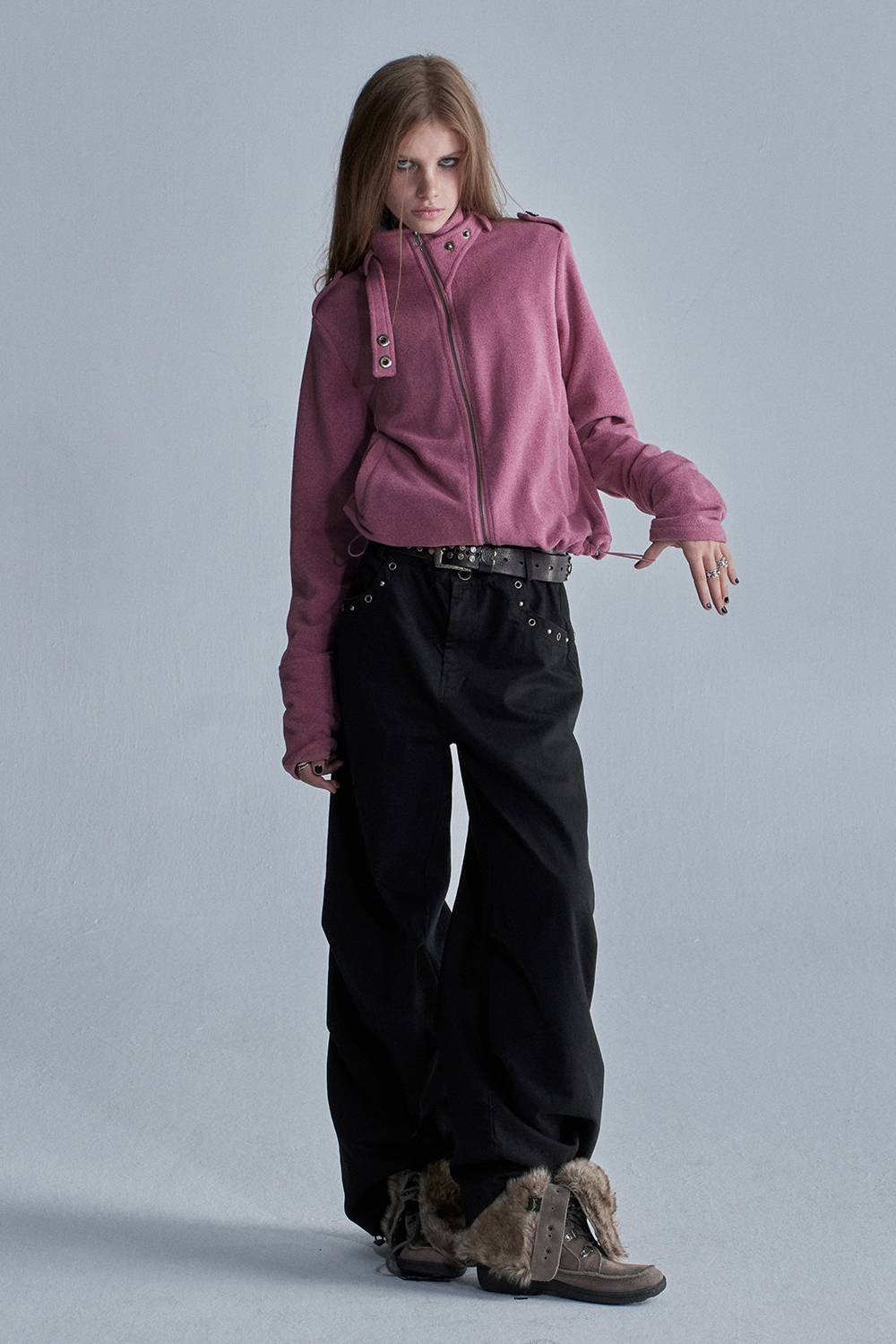 Studded Wide Leg Pants