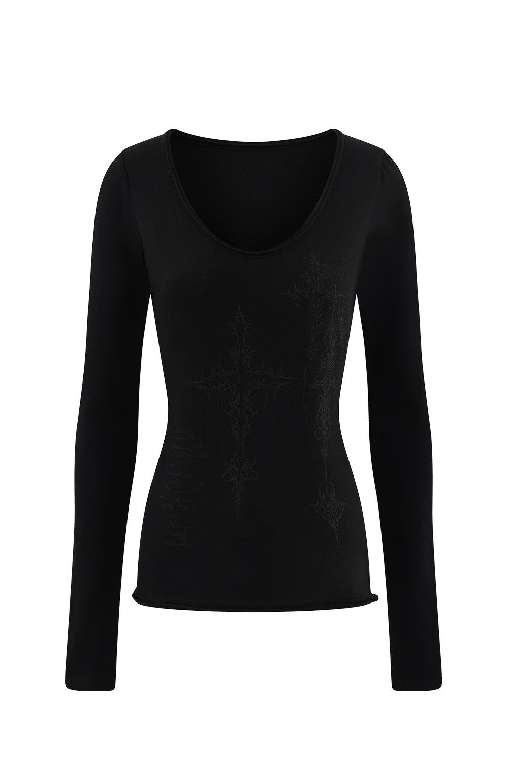 Vena Cross Print Shirt