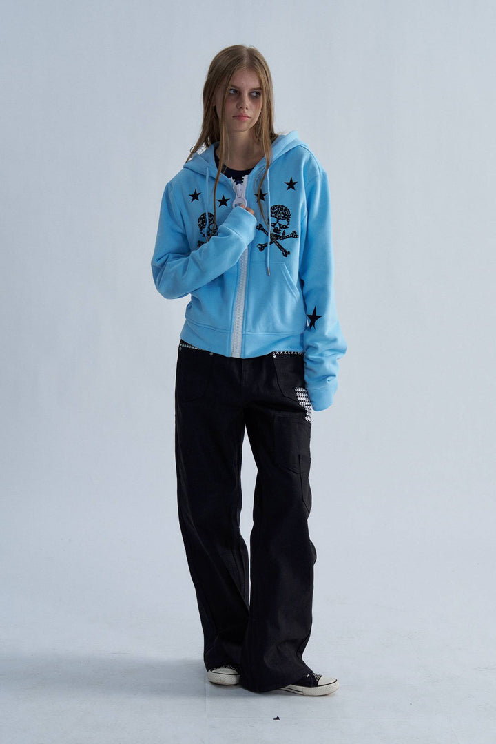 Deadstar Skull Zip Hoodie