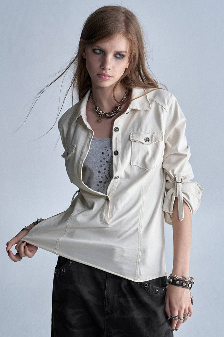Vintage Utility Pocket Shirt