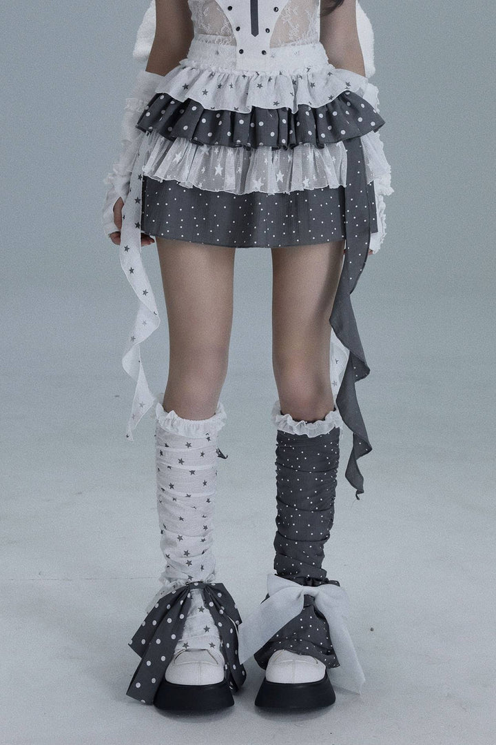 Ruffle Layered Mini Skirt
