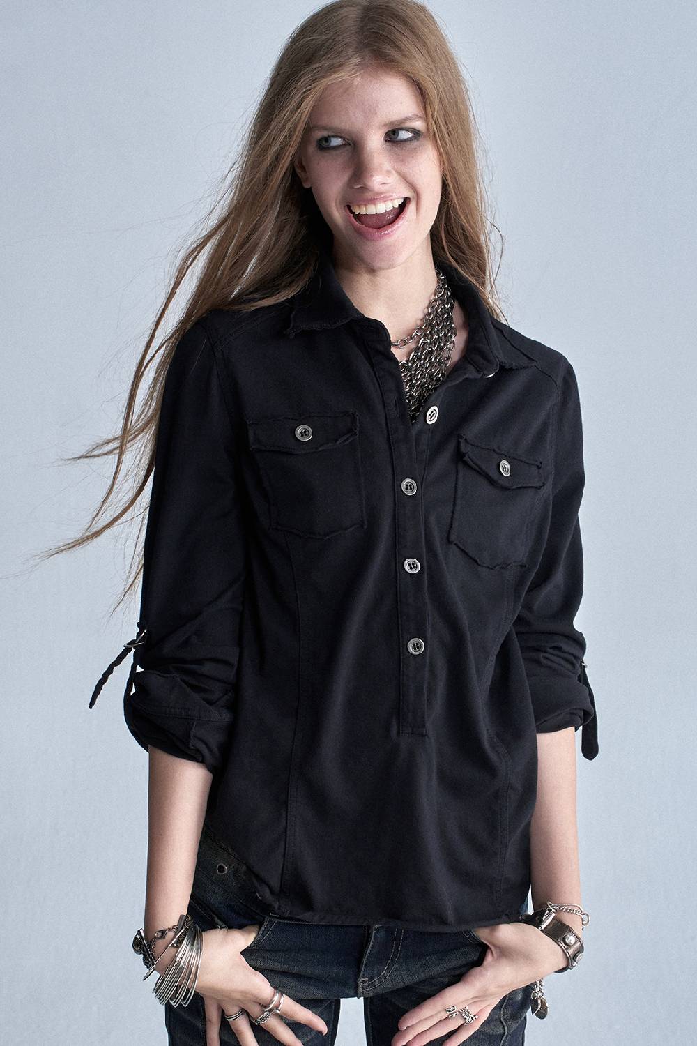 Vintage Utility Pocket Shirt