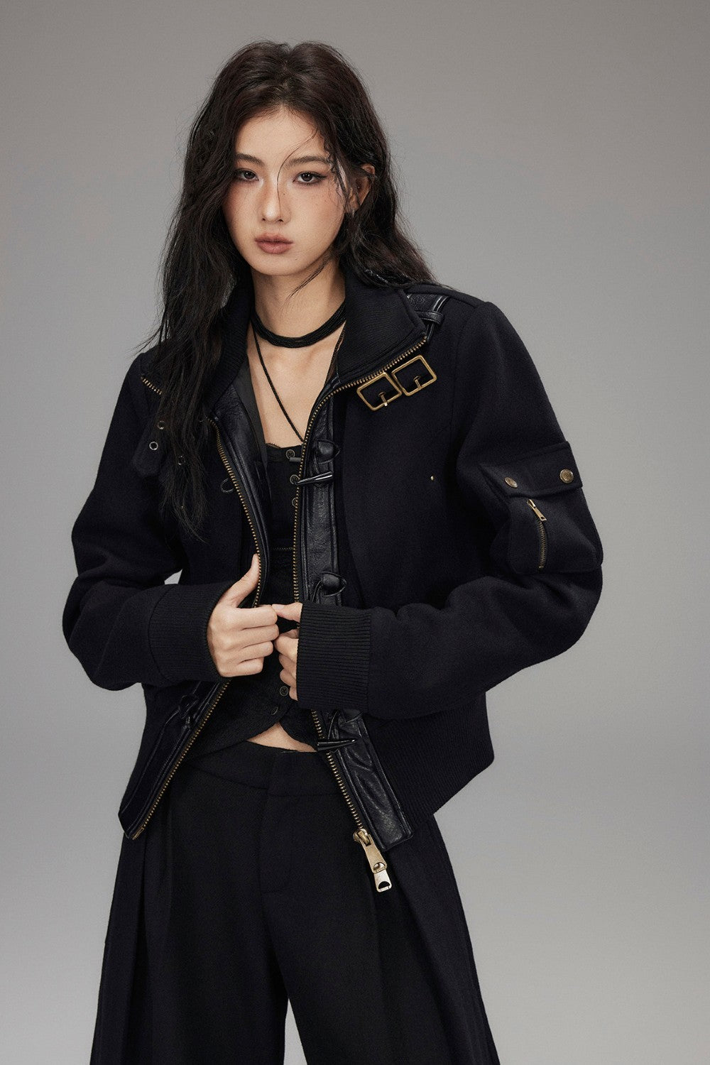 Sienna Buckle Collar Jacket