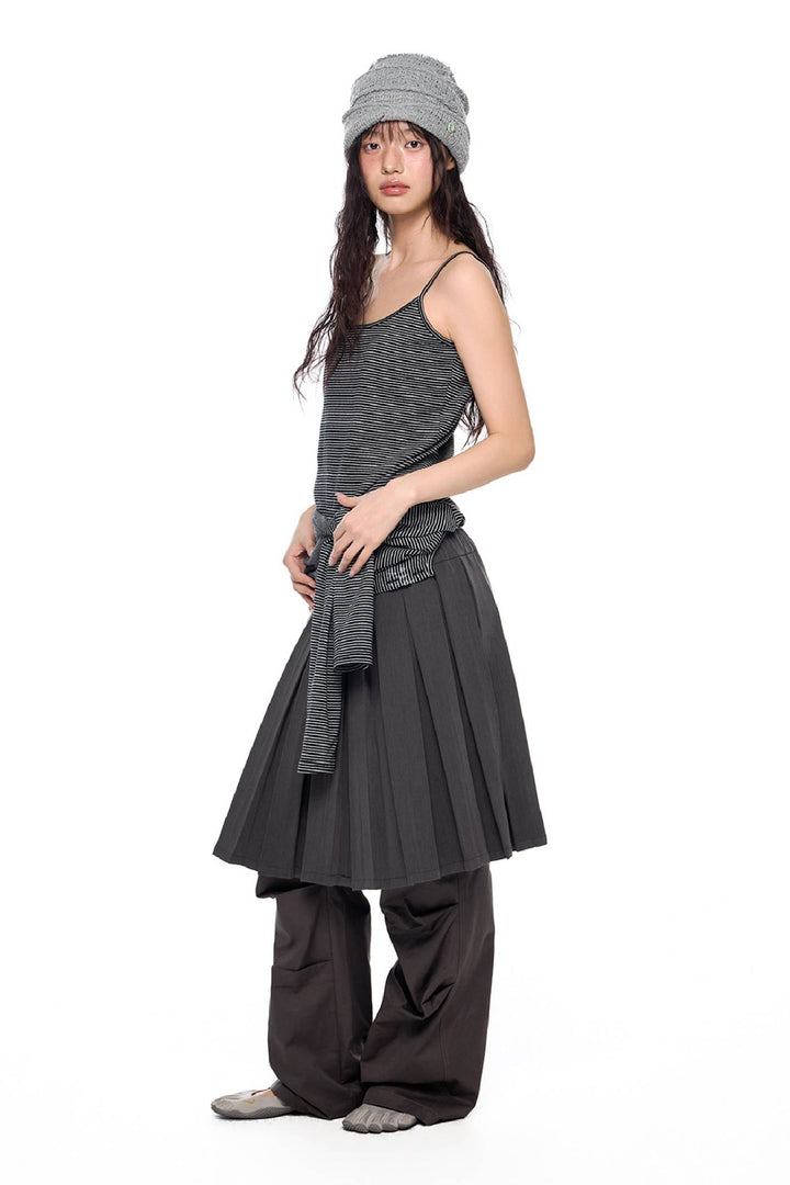 Double Layer Stripe Top