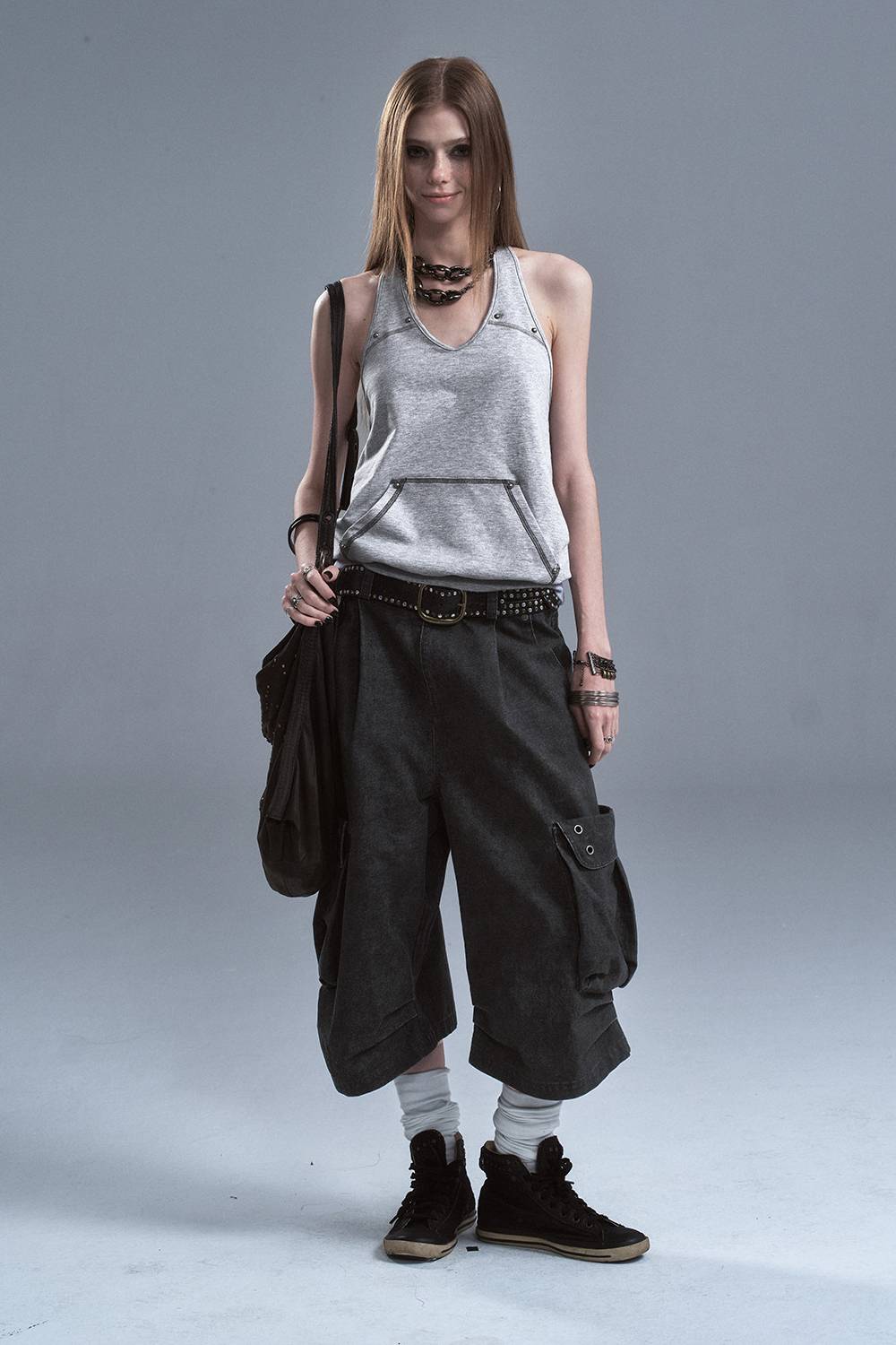 Washed Utility Cargo Jorts