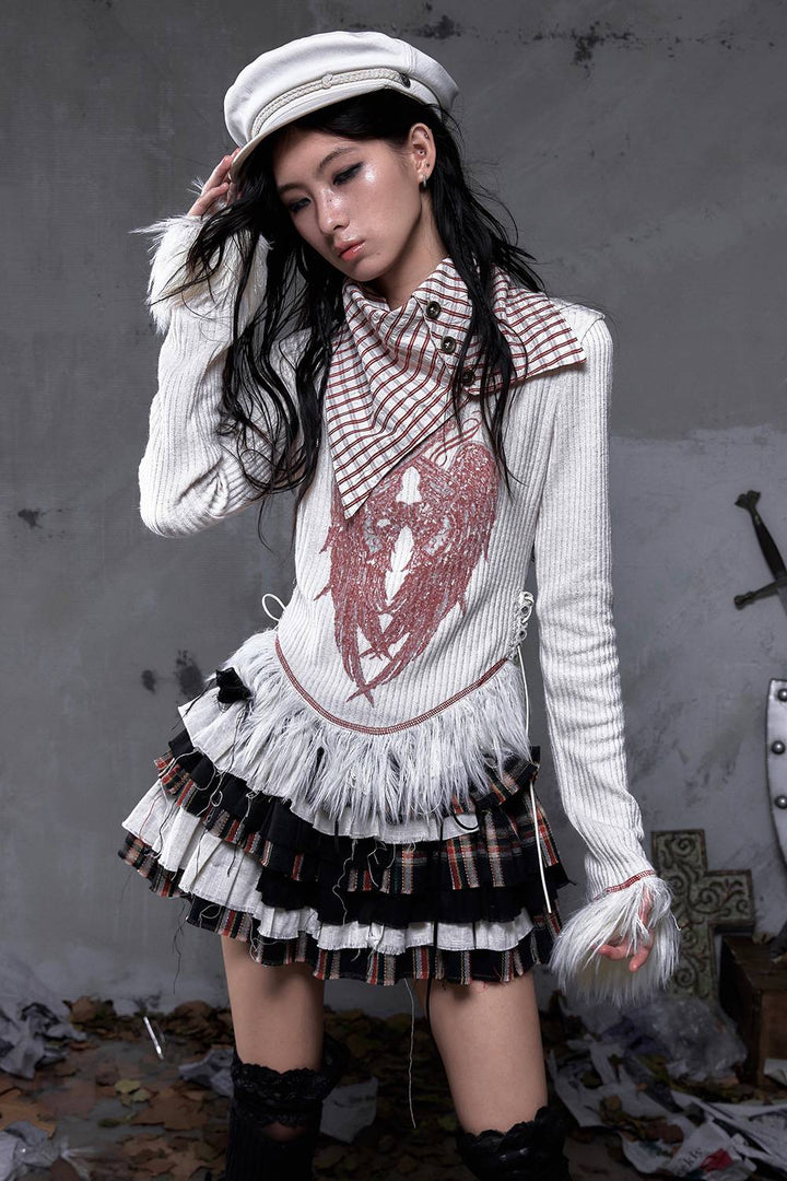 Winged Relic Angel Sweater