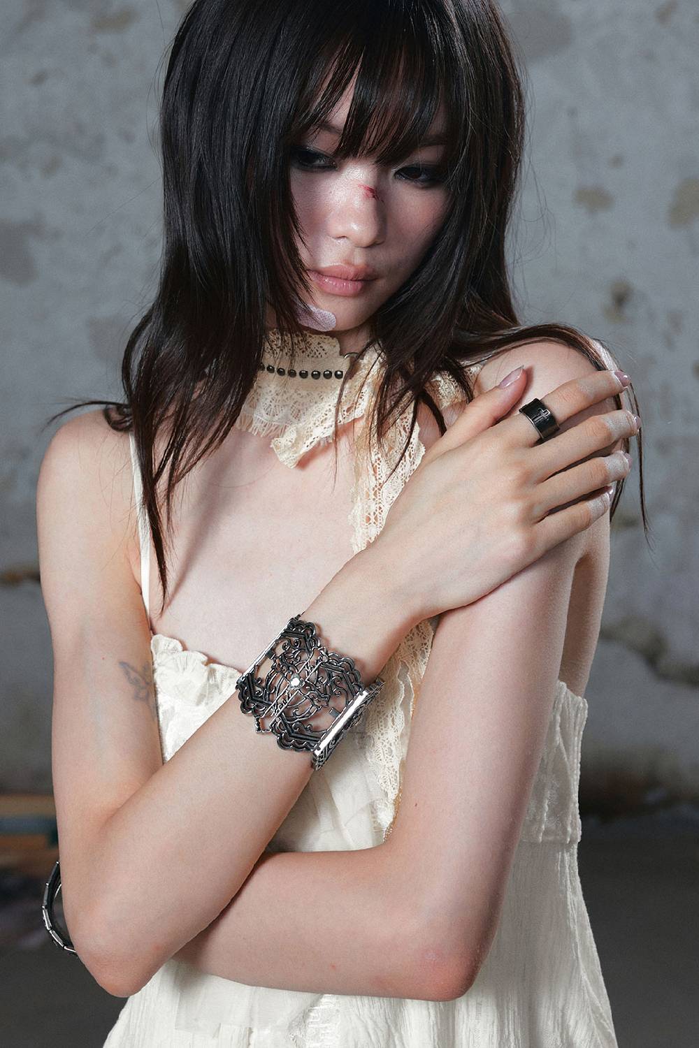 Ornate Silver Cuff Bracelet