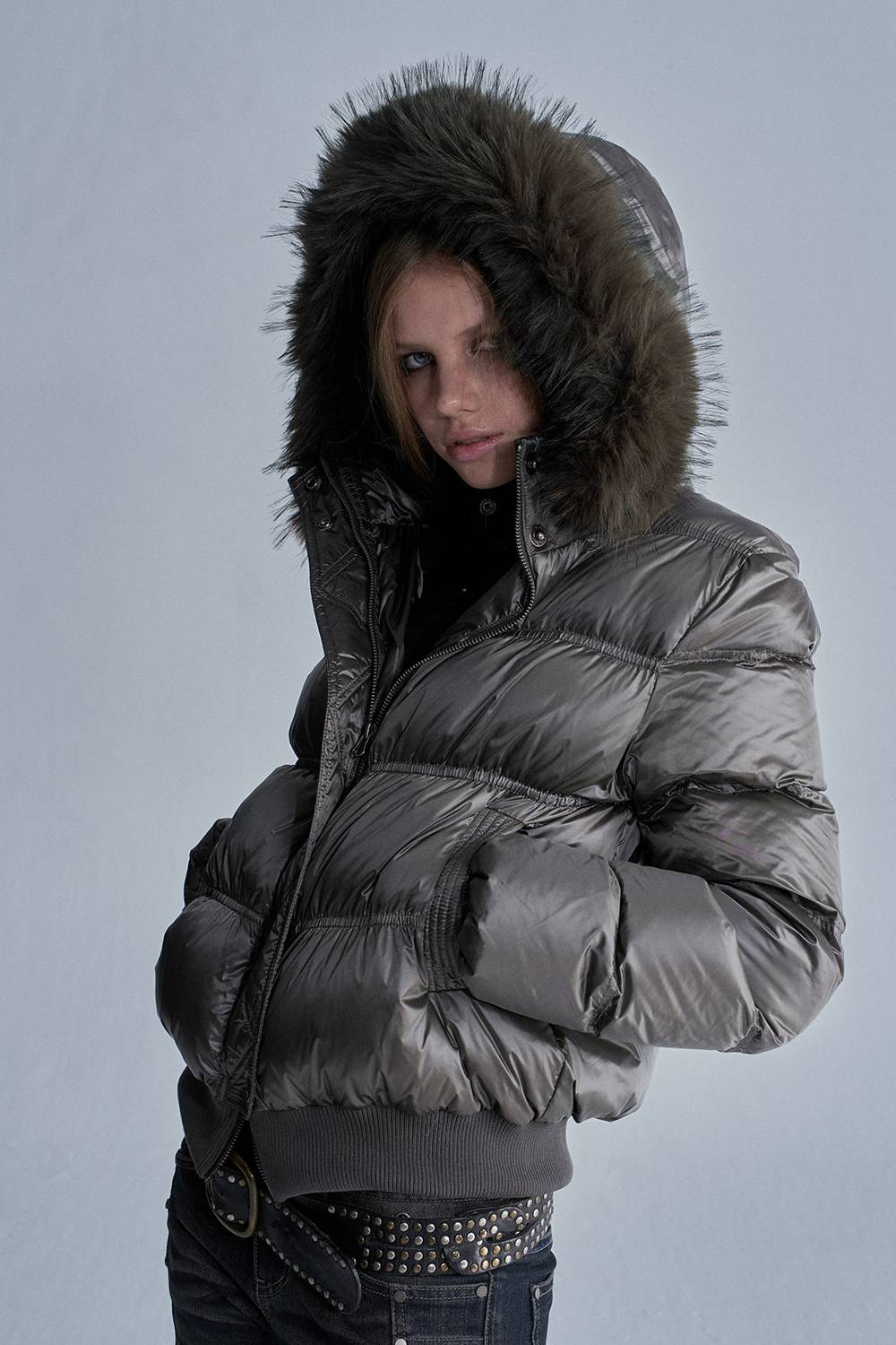 Fur Hood Puffer Jacket