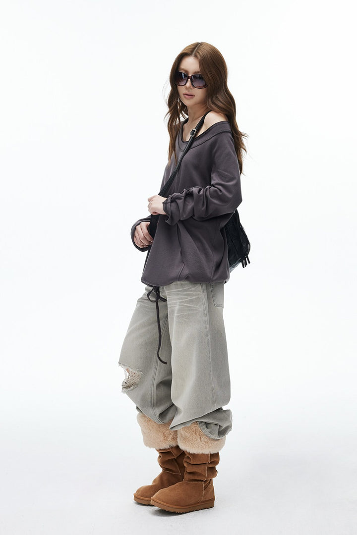 Aria Drawstring Lounge Top