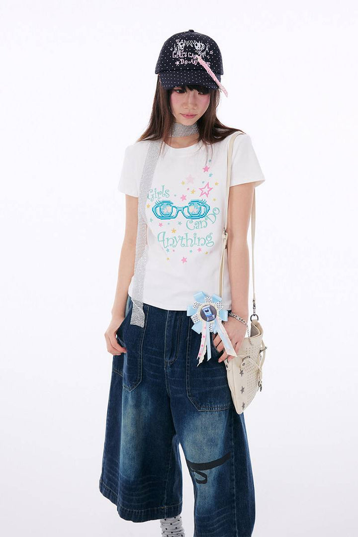 Retro Star Graphic T-shirt