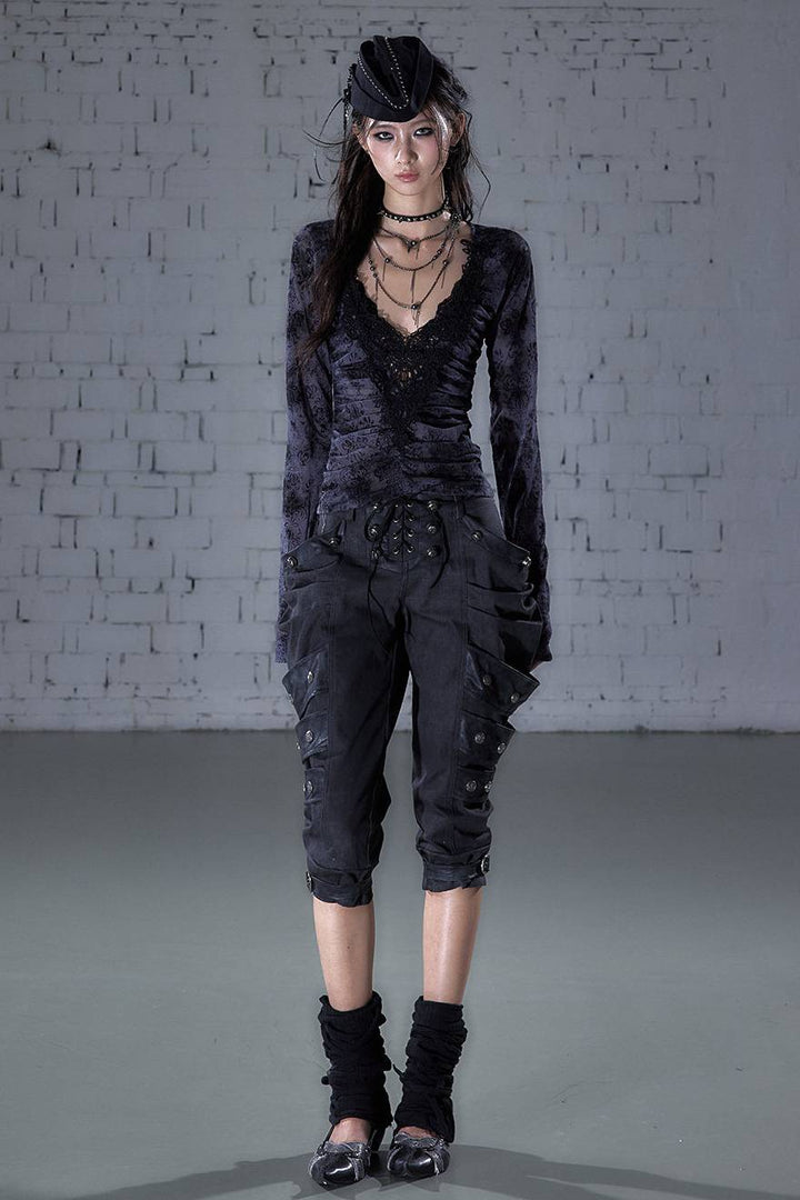 Ash Veil Mesh Top