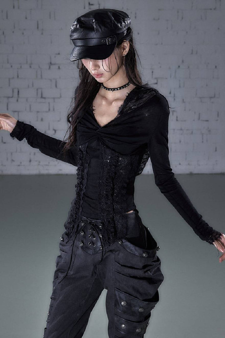 Faded Lace Top