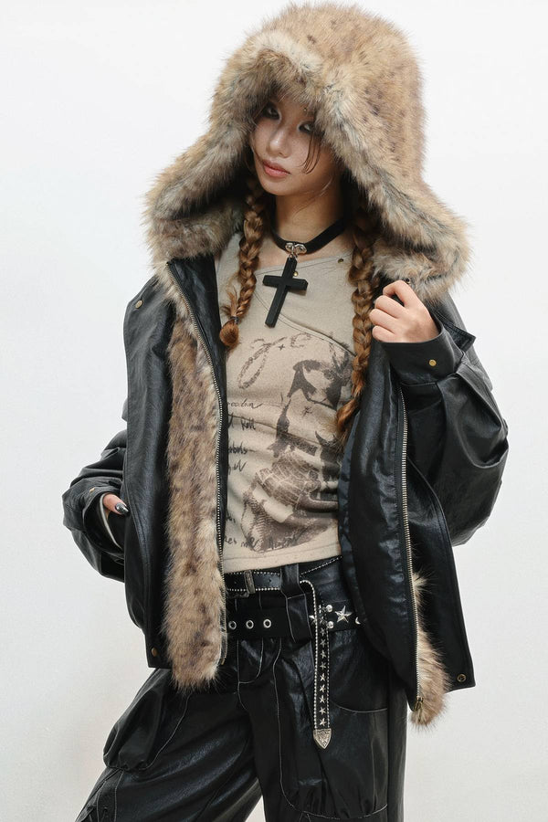 Cozy Fur Trim Jacket