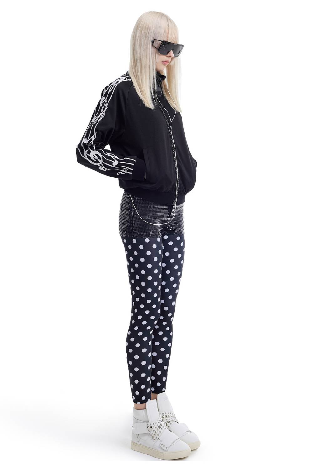 Music Note Zip Jacket