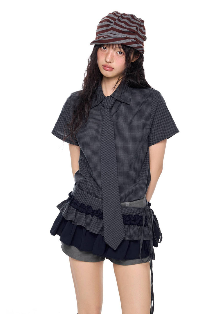 Short Sleeve Check Shirt