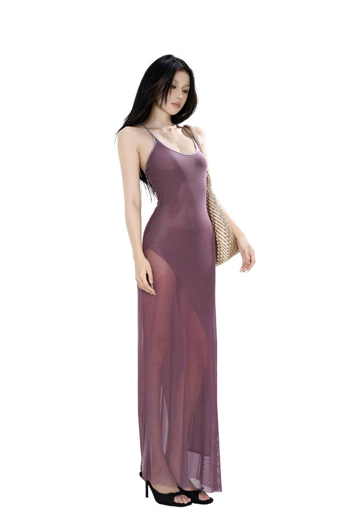 Sheer Slip Maxi Dress
