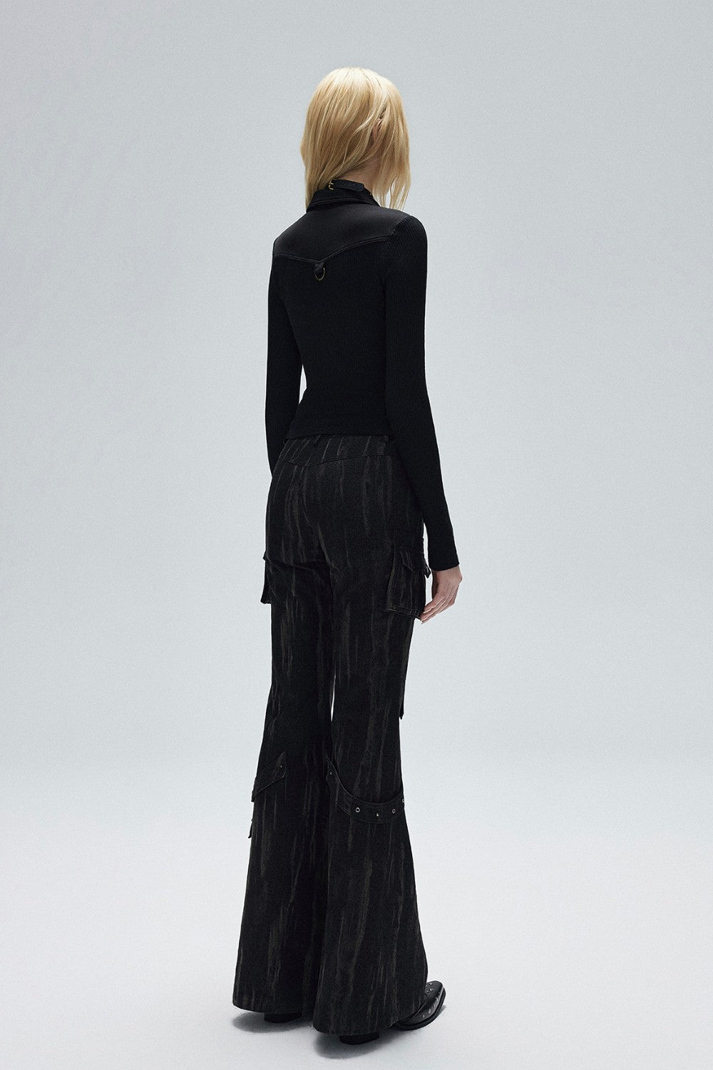 Vexa Lace-Up Collar Shirt