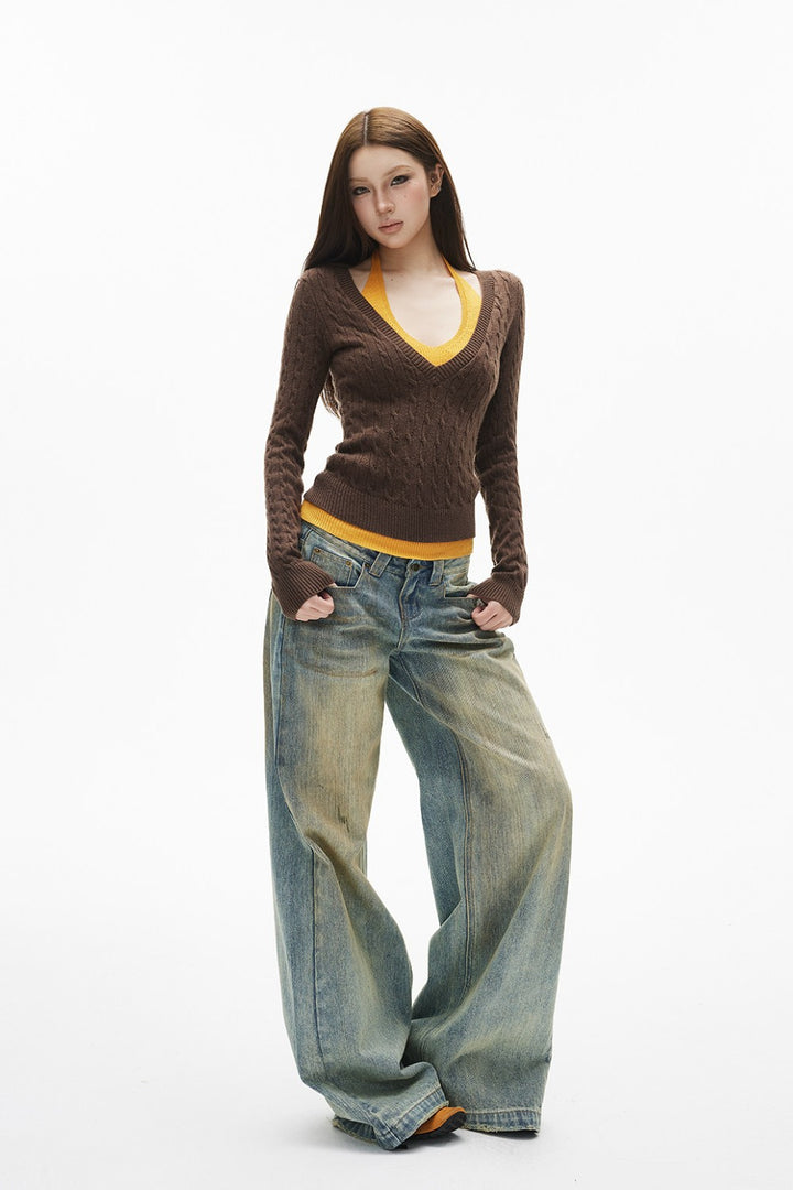 Mila Layered Knit Sweater