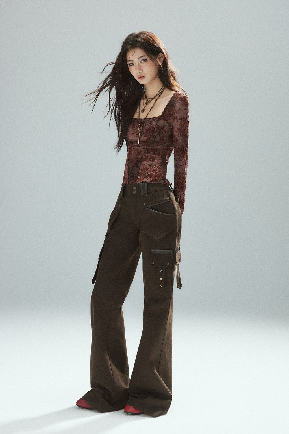 Siren Cargo Flare Pants