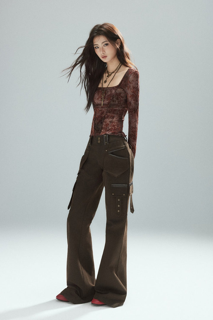 Siren Cargo Flare Pants